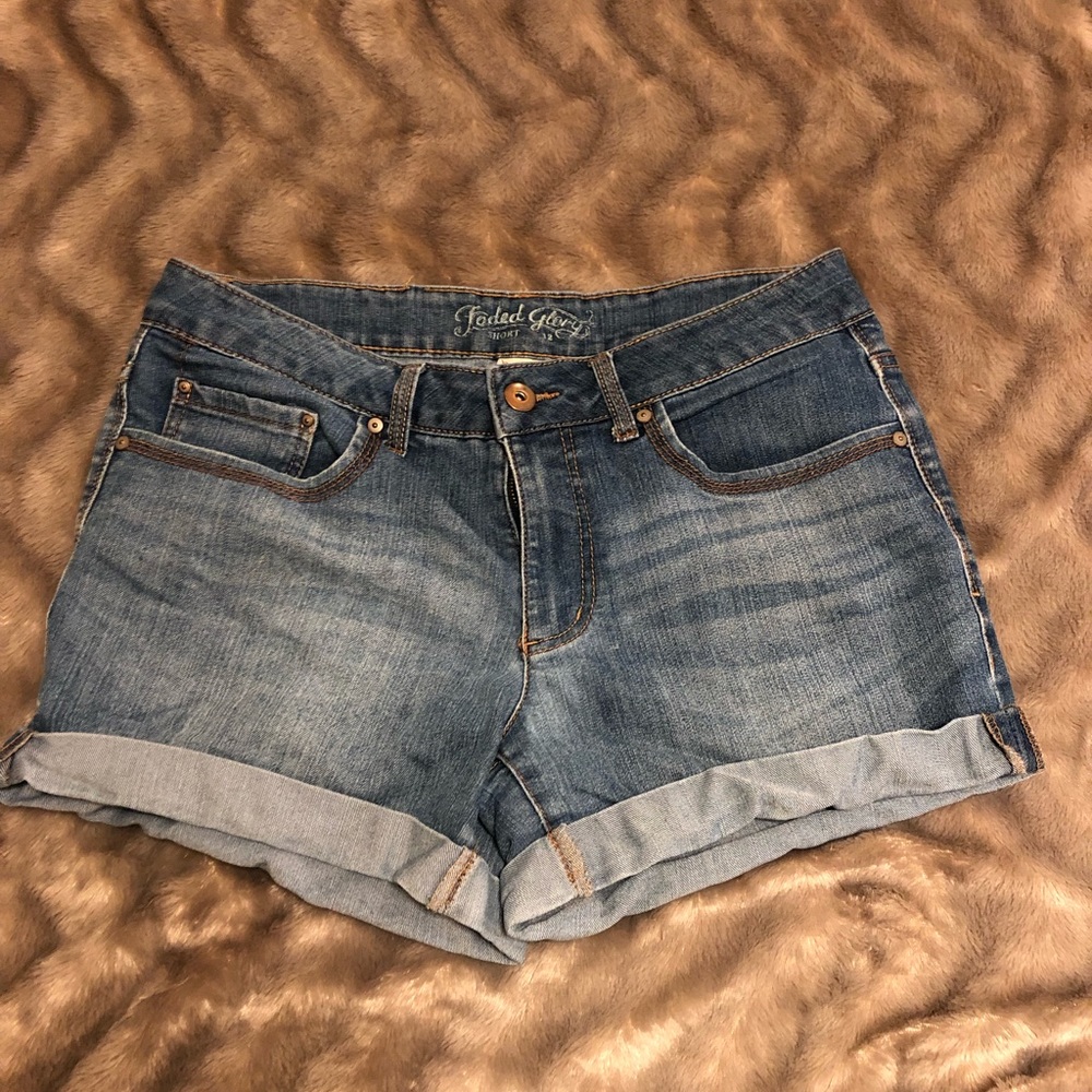 Faded Glory Jean Short Size 12